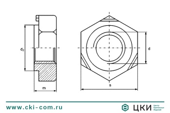 Гайка DIN 929