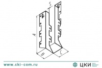 Открытая опора бруса "Американка" (тип 1)