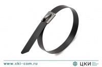 Стяжка крепежная стальная нержавеющая