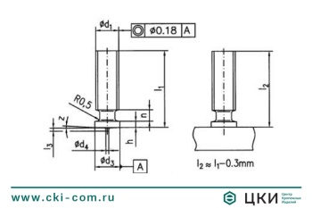 Шпилька омедненная (Cu)