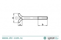 Анкерный фундаментный болт DIN 529