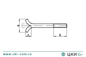 Анкерный фундаментный болт DIN 529