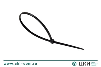 Стяжка кабельная черная UV-стойкая