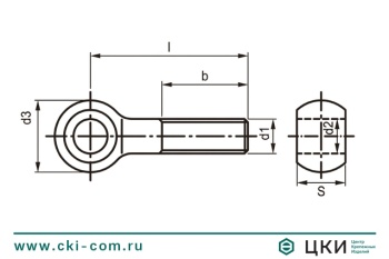 Болт DIN 444 В