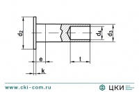 Заклепка забивная DIN 7338