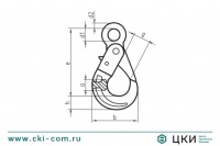 Крюк с принудительным закрыванием VK