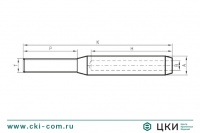 Обжимной наконечник троса STTT-R резьбовой