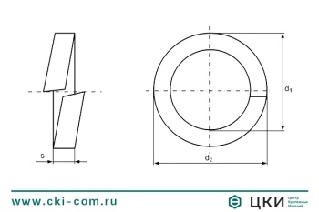 Шайба пружинная разрезная DIN 7980