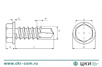 Саморез DIN 7504 K