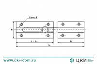 Задвижка дверная М 8117