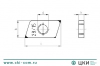Пластина резьбовая art.9297