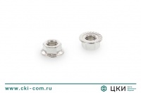 Гайка DIN 6923 с рифленым фланцем