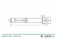 Анкер втулочный с гайкой Fischer FH II-B