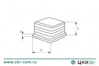 Заглушка квадратная