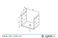 Скоба на брус