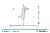 Петля для люка М 8239
