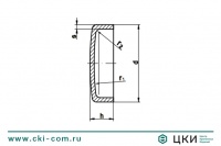 Заглушка DIN 443