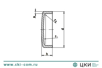 Заглушка DIN 443