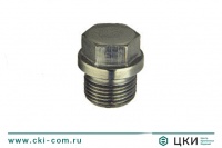 Пробка цилиндрическая с фланцем DIN 910