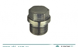 Пробка цилиндрическая с фланцем DIN 910