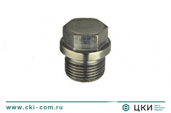 Пробка цилиндрическая с фланцем DIN 910