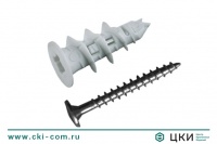 Дюбель для гипсокартона DRIVA MFJS с шурупом