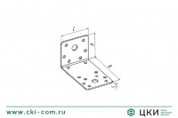 Пластина угловая с отверстиями разного диаметра