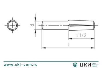 Штифт цилиндрический забивной DIN 1474