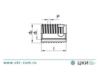 Вставка резьбовая длинная ENSAT art. 88308