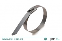 Стяжка крепежная стальная нержавеющая