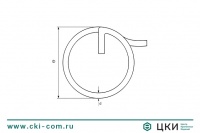 Шплинт кольцевой М 8383