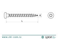 Саморез для перфорированного крепежа INFIX