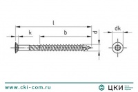 Саморез для терасс art.9043
