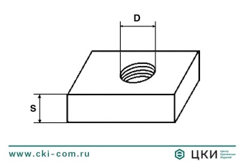 Пластина HG косоугольная резьбовая