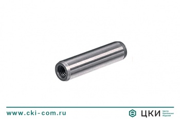 Штифт цилиндрический закалённый DIN 7979 D с внутренней резьбой