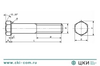 Болт DIN 960