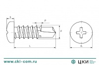 Саморез DIN 7504 M