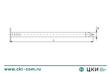 Гвоздь толевый