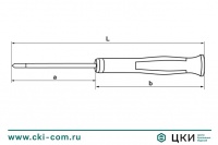 Отвертка часовая NPI