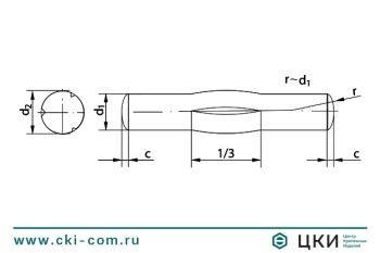 Штифт цилиндрический DIN 1475