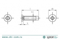 Винт DIN 7500 M TORX резьбовыдавливающий