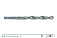 Сверло DIN 338 HSS-G HEX 1/4&quot; Alpen Super