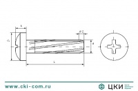 Винт DIN 7516 А