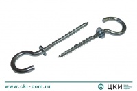 Шуруп-полукольцо с фланцем