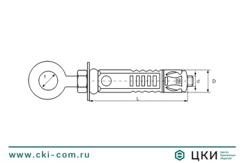 Анкер распорный с кольцом Sormat PFG EBF