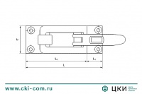 Замок-стяжка М 8518