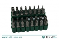 Набор бит для антивандального крепежа 34 предмета