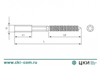 Винт-шуруп STST