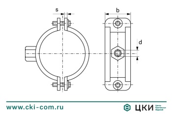 Хомут сантехнический М8/М10