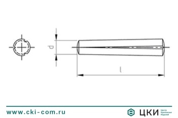 Штифт конический DIN 1471